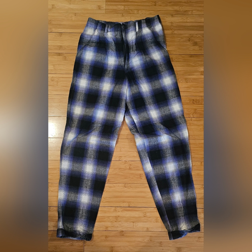Hang Ten Blue and Black Joggers with Relaxed Fit